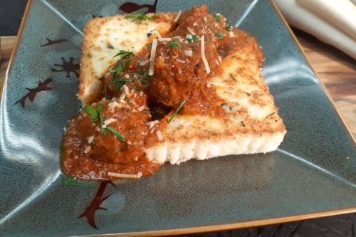 Beef and pork meatballs